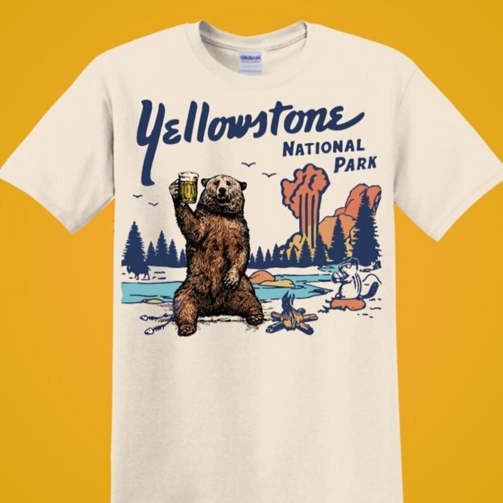 Yellowstone Tee Yellowstone National Park Shirt Yellowstone  Inspired